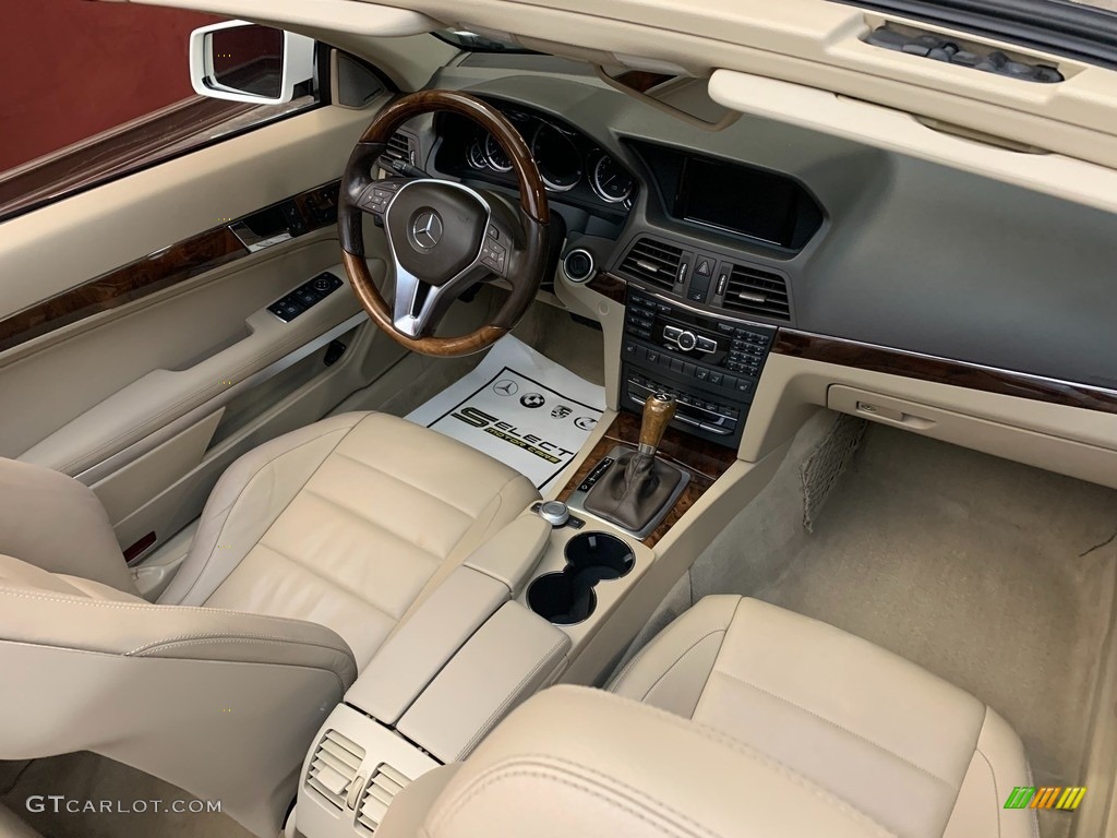 2012 E 350 Cabriolet - Arctic White / Almond/Mocha photo #15