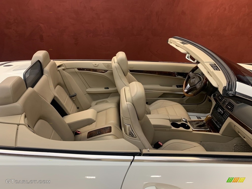 2012 E 350 Cabriolet - Arctic White / Almond/Mocha photo #16