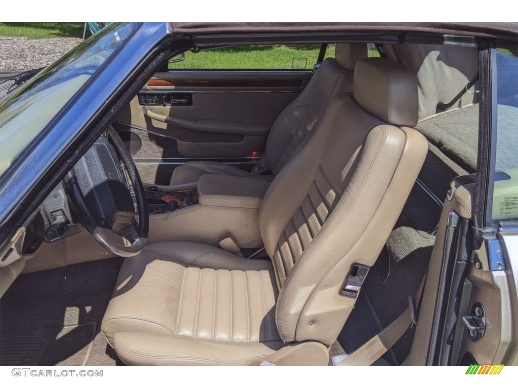 Tan Interior 1993 Jaguar XJ XJS Convertible Photo #144908013