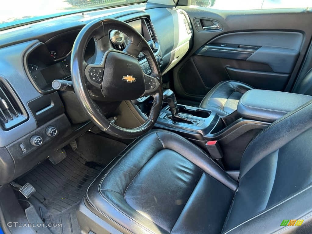 Jet Black Interior 2018 Chevrolet Colorado Z71 Crew Cab 4x4 Photo #144908145
