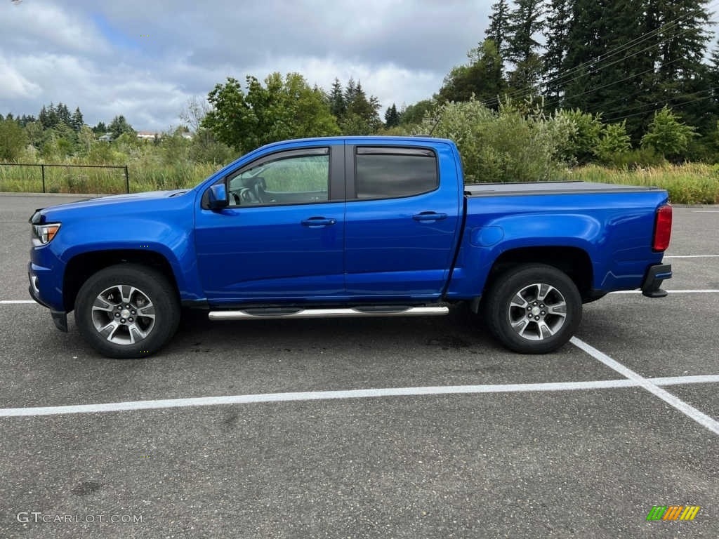 Kinetic Blue Metallic 2018 Chevrolet Colorado Z71 Crew Cab 4x4 Exterior Photo #144908262