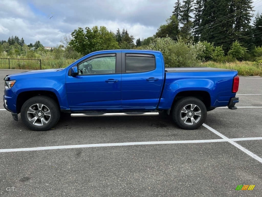 2018 Colorado Z71 Crew Cab 4x4 - Kinetic Blue Metallic / Jet Black photo #8