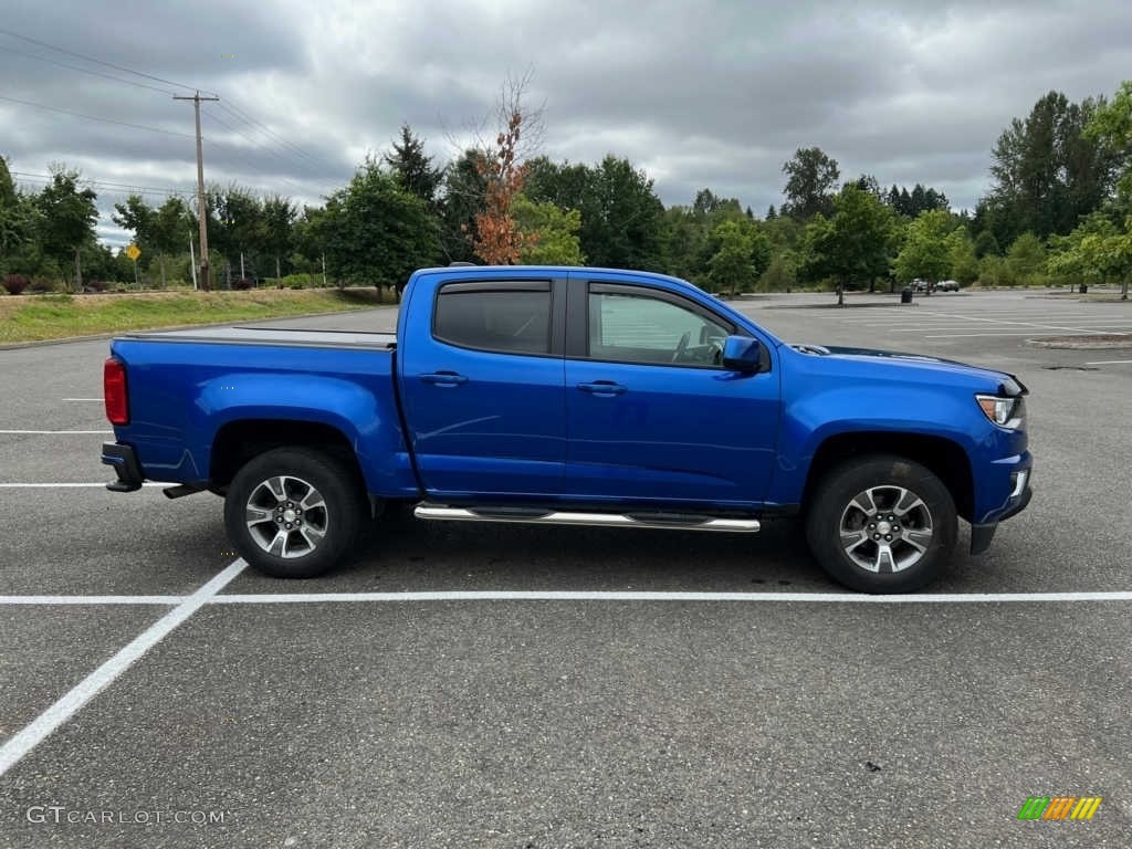 Kinetic Blue Metallic 2018 Chevrolet Colorado Z71 Crew Cab 4x4 Exterior Photo #144908391