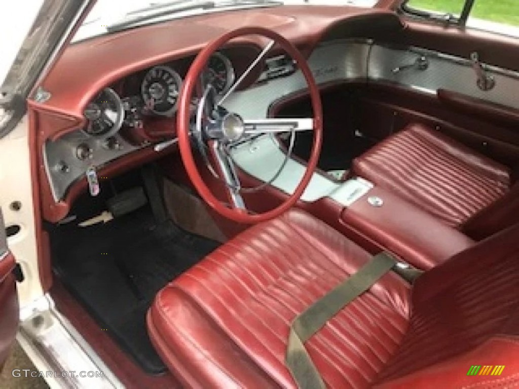 Red Interior 1962 Ford Thunderbird 2 Door Coupe Photo #144908439