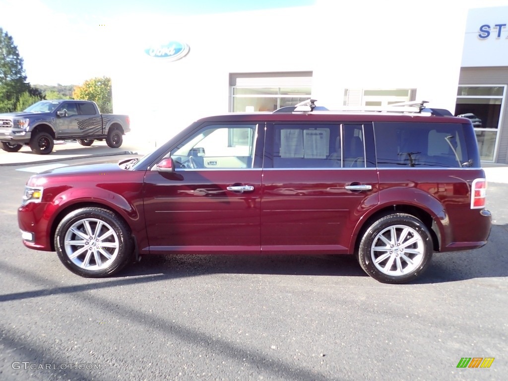 2018 Flex Limited AWD - Burgundy Velvet / Dune photo #2