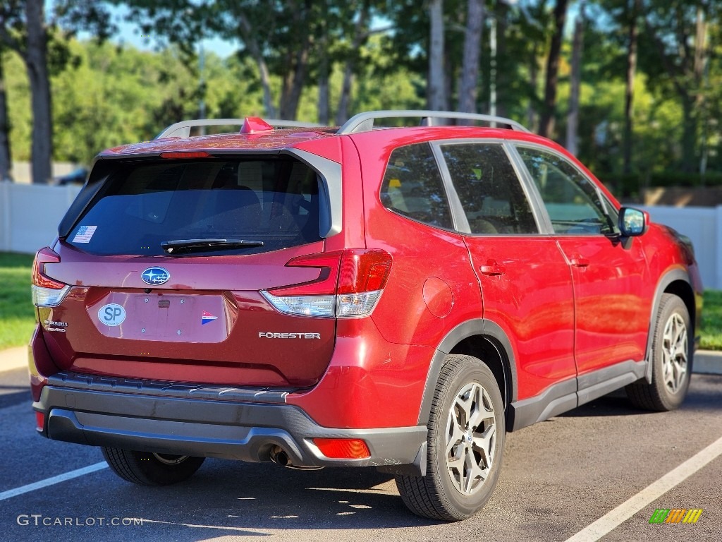 2019 Forester 2.5i Premium - Crimson Red Pearl / Gray photo #7