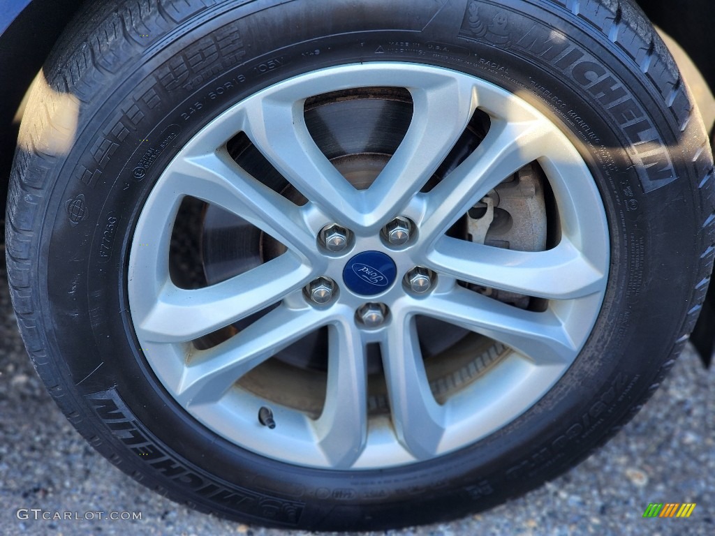 2019 Edge SEL AWD - Blue Metallic / Ebony photo #3