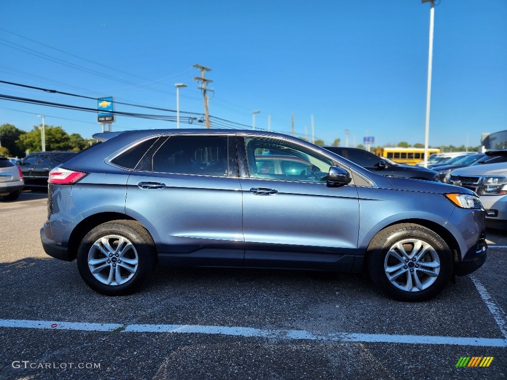 2019 Edge SEL AWD - Blue Metallic / Ebony photo #4