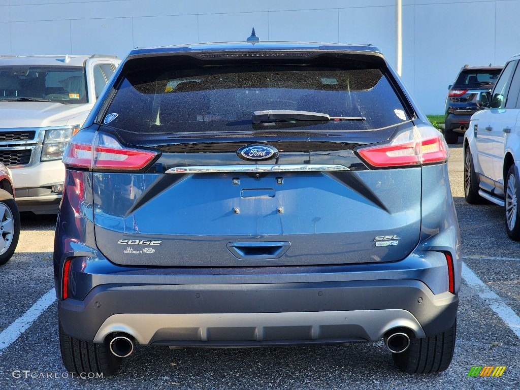 2019 Edge SEL AWD - Blue Metallic / Ebony photo #8