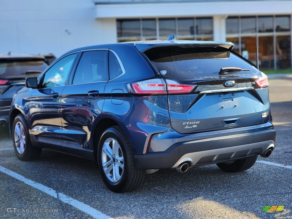 2019 Edge SEL AWD - Blue Metallic / Ebony photo #9