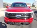 2022 Rapid Red Metallic Tinted Ford F150 Lightning Platinum 4x4  photo #2