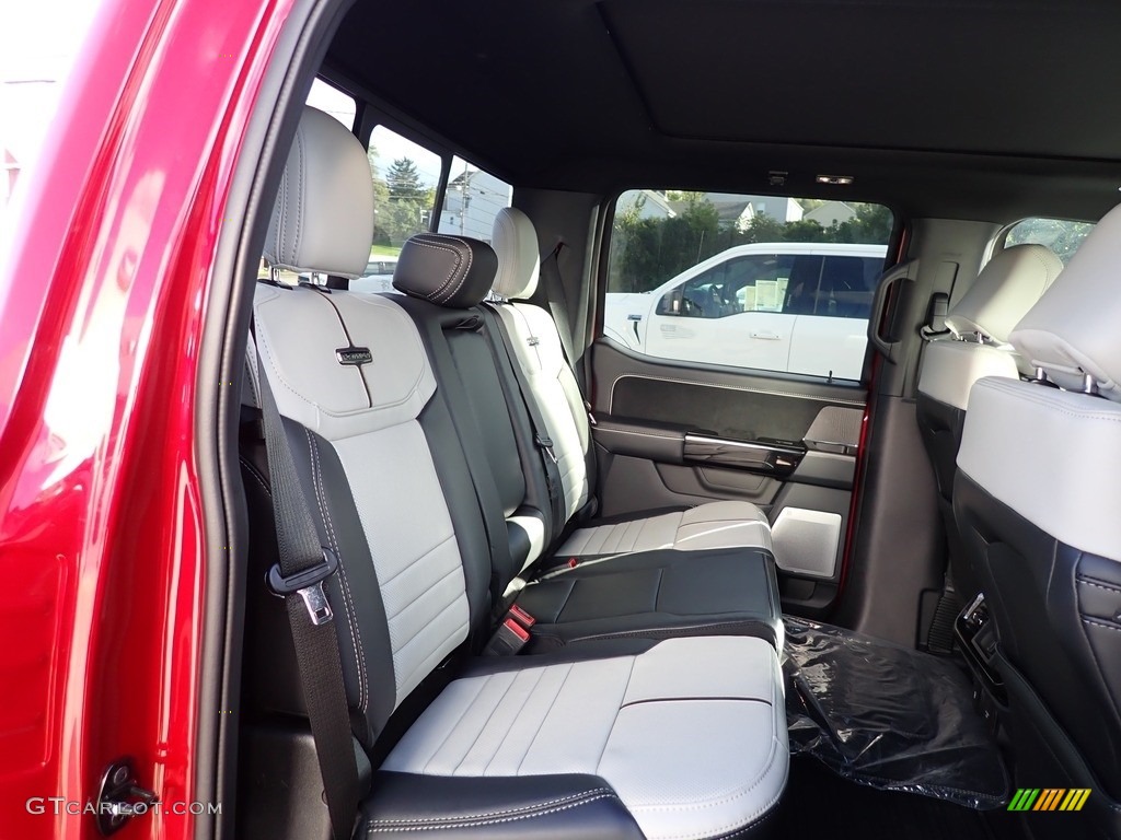 2022 Ford F150 Lightning Platinum 4x4 Rear Seat Photo #144909678