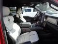 2022 Ford F150 Black/Slate Interior Front Seat Photo