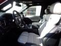 Black/Slate 2022 Ford F150 Lightning Platinum 4x4 Interior Color