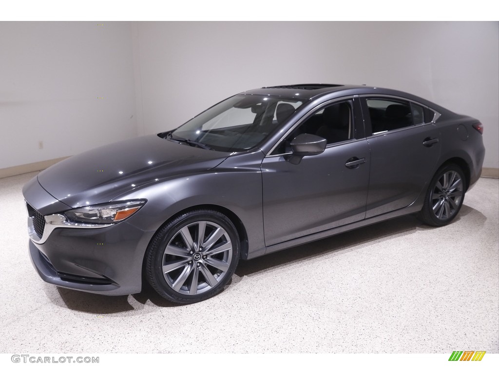 2018 Mazda6 Grand Touring - Machine Gray Metallic / Black photo #3