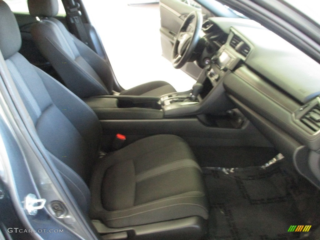 2020 Civic LX Hatchback - Polished Metal Metallic / Black photo #16