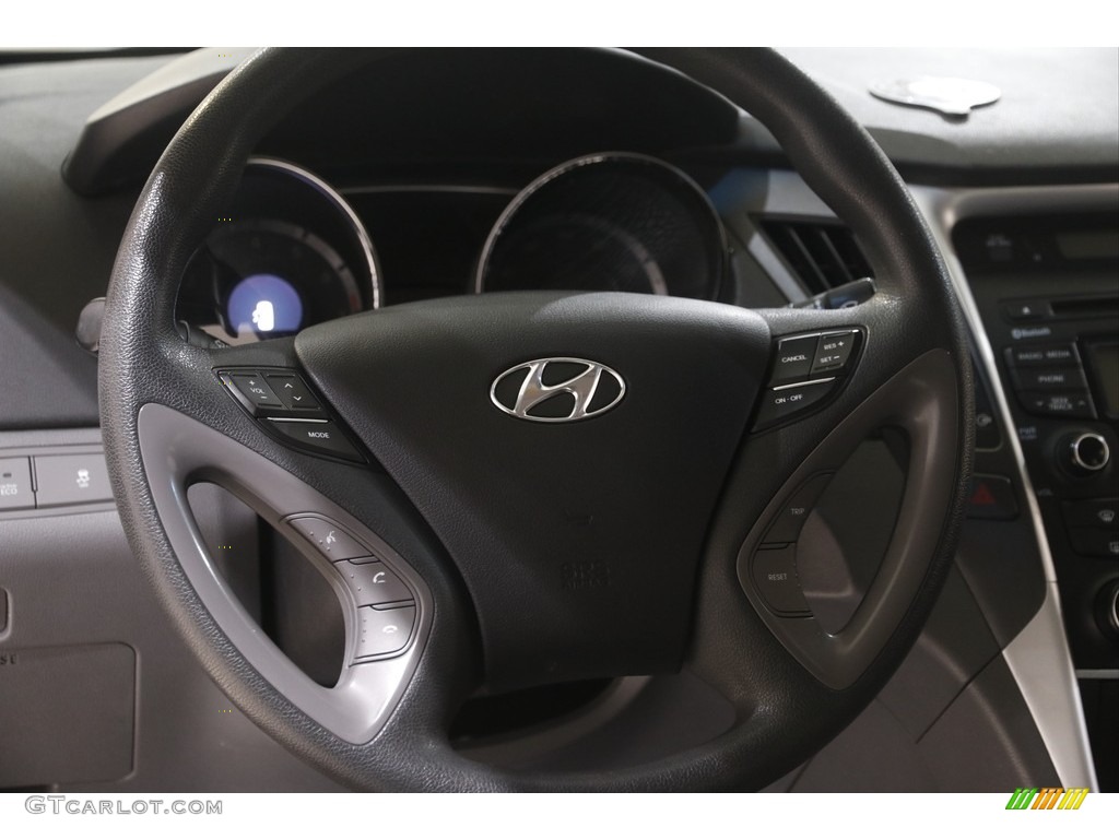 2013 Sonata GLS - Harbor Gray Metallic / Gray photo #6
