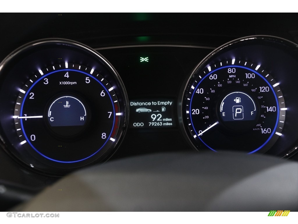 2013 Sonata GLS - Harbor Gray Metallic / Gray photo #8
