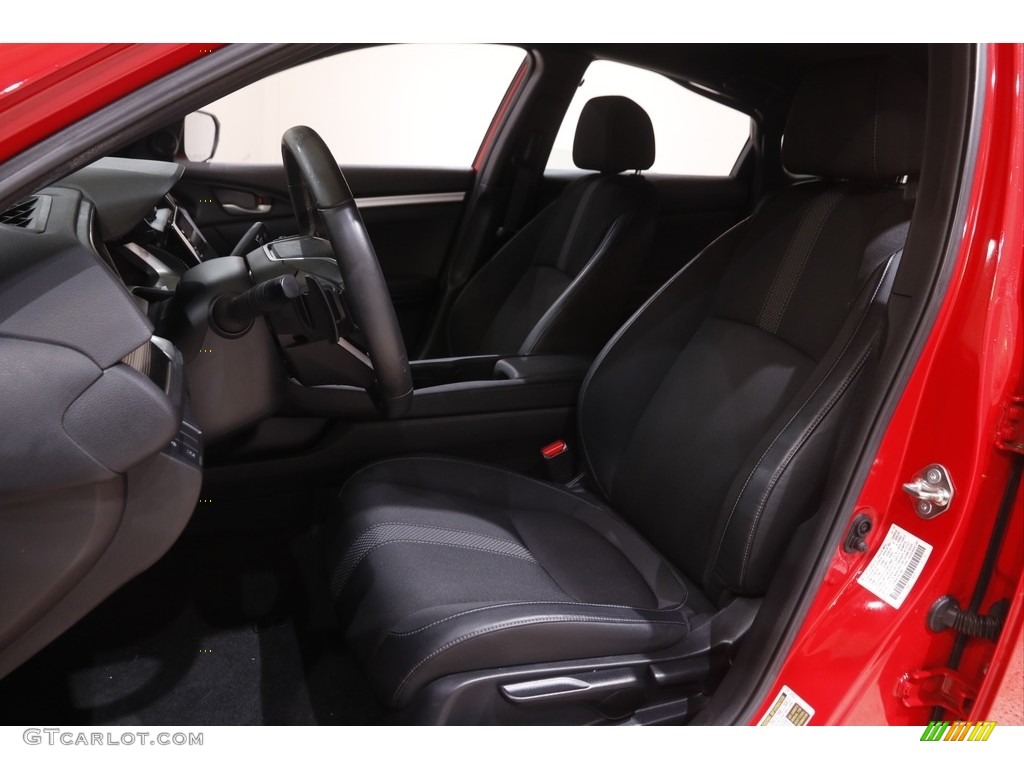2019 Civic Sport Sedan - Rallye Red / Black photo #5