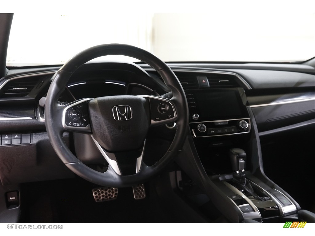 2019 Civic Sport Sedan - Rallye Red / Black photo #6