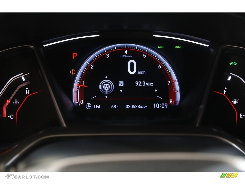 2019 Civic Sport Sedan - Rallye Red / Black photo #8