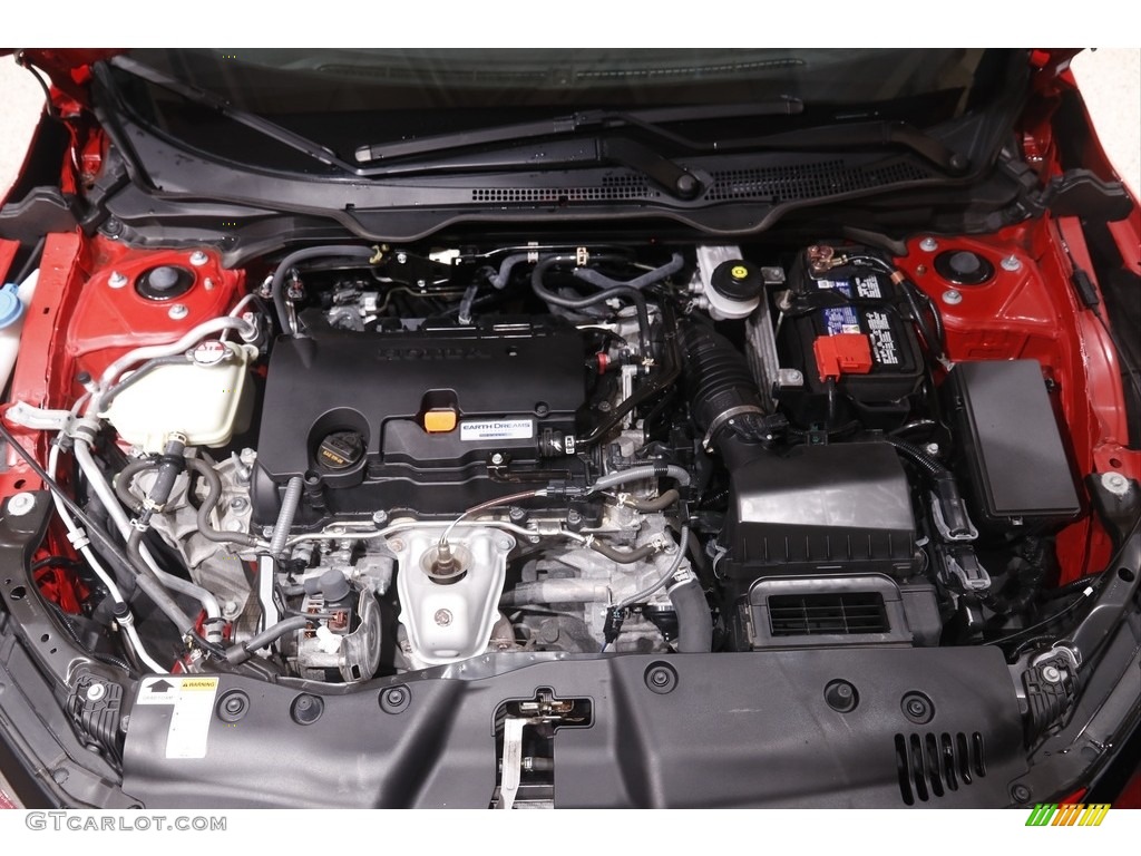 2019 Civic Sport Sedan - Rallye Red / Black photo #19