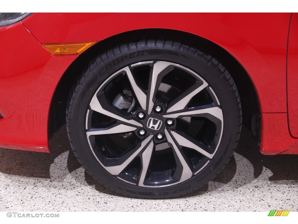 2019 Civic Sport Sedan - Rallye Red / Black photo #20