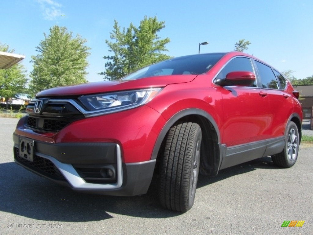 2021 CR-V EX - Radiant Red Metallic / Gray photo #6