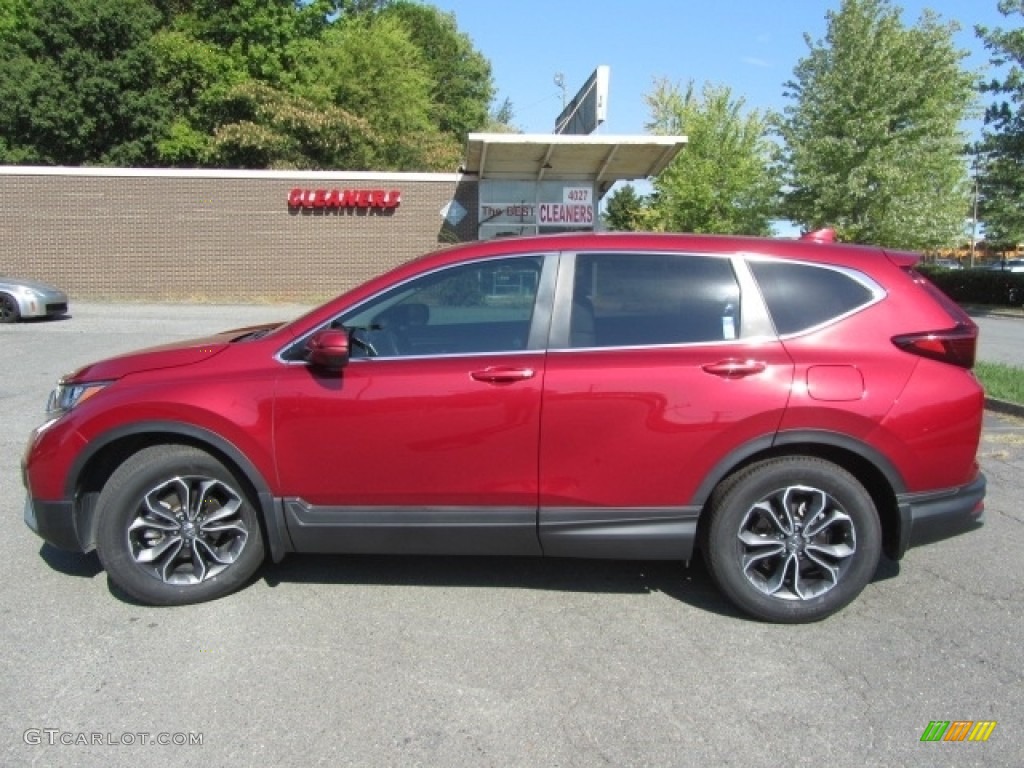 2021 CR-V EX - Radiant Red Metallic / Gray photo #7