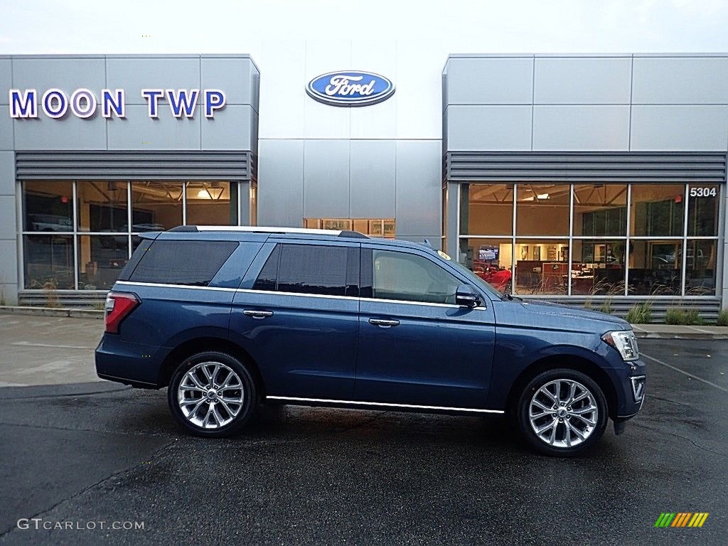 2018 Expedition Limited 4x4 - Blue / Ebony photo #1