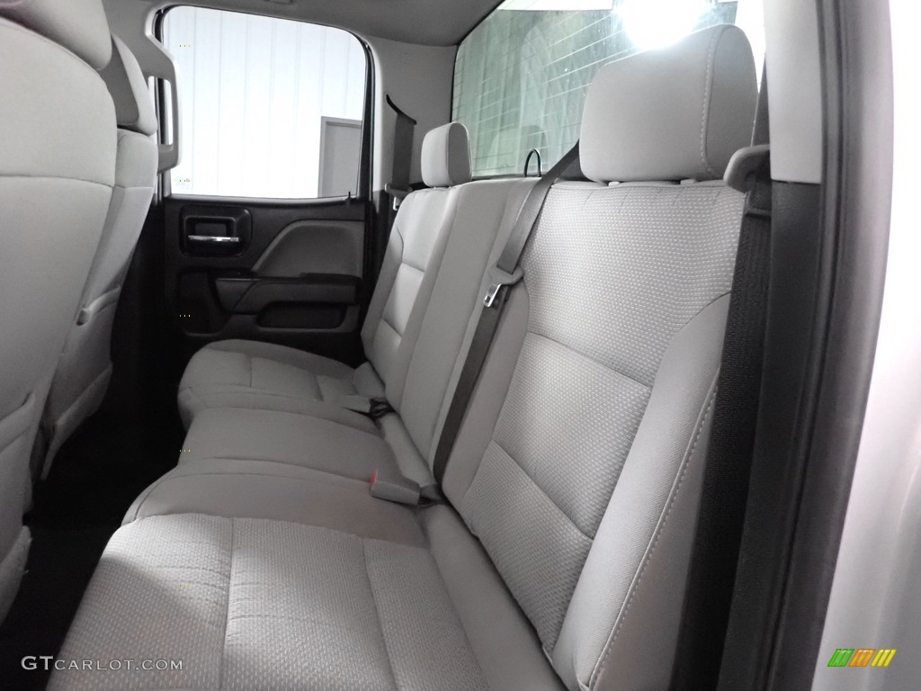 Dark Ash/Jet Black Interior 2018 Chevrolet Silverado 1500 Custom Double Cab 4x4 Photo #144913159