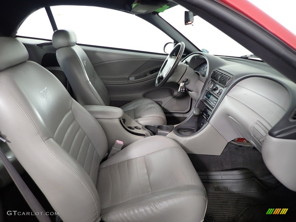 2000 Mustang GT Convertible - Laser Red Metallic / Medium Graphite photo #22