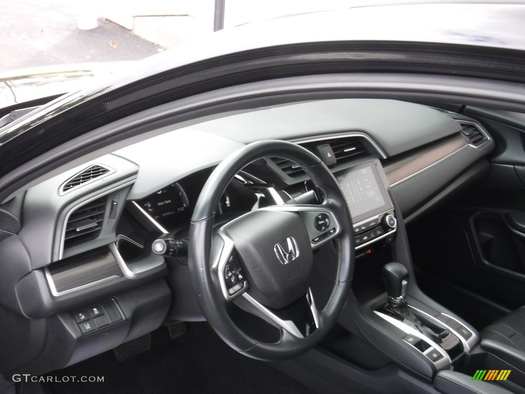 2019 Honda Civic EX-L Sedan Black Dashboard Photo #144914620