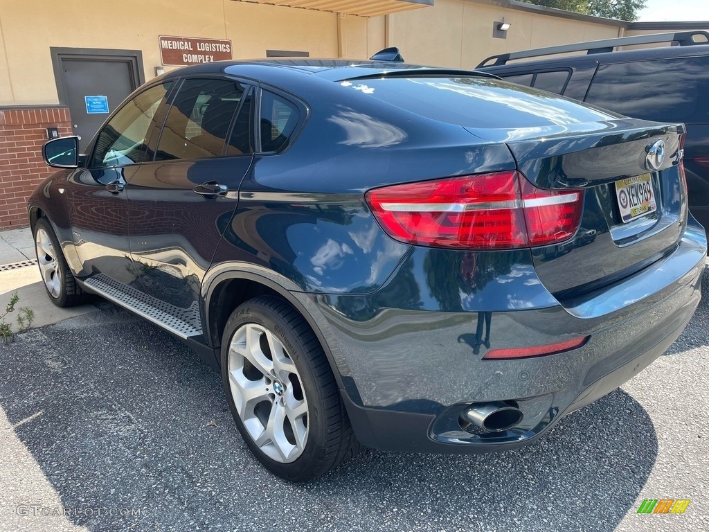 2013 X6 xDrive35i - Deep Sea Blue Metallic / Saddle Brown photo #2