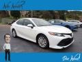 2019 Super White Toyota Camry LE  photo #1