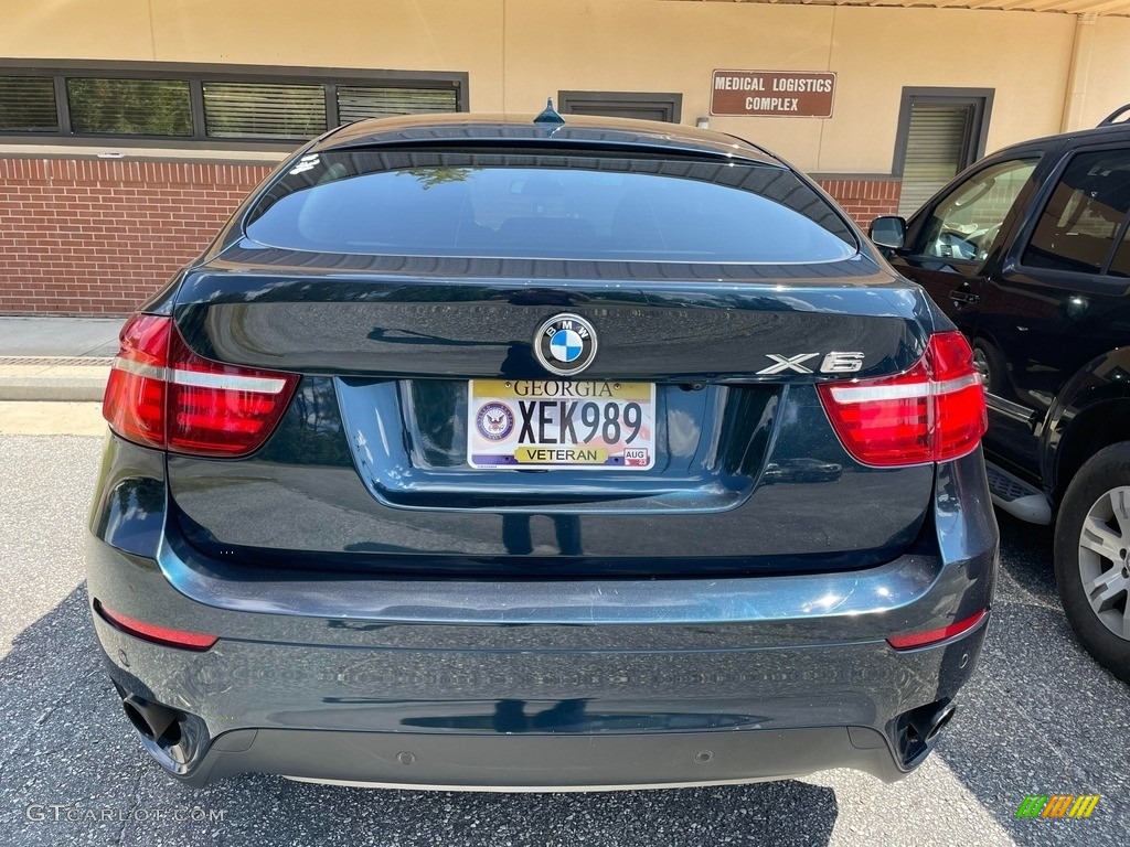 2013 X6 xDrive35i - Deep Sea Blue Metallic / Saddle Brown photo #4