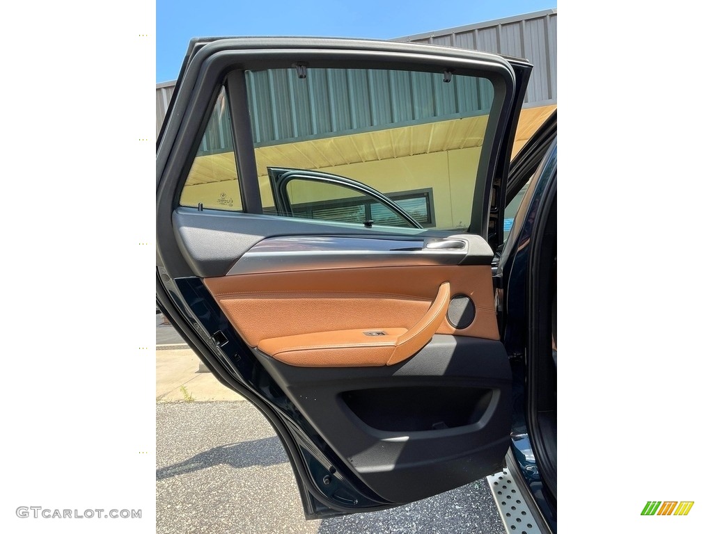 2013 X6 xDrive35i - Deep Sea Blue Metallic / Saddle Brown photo #6
