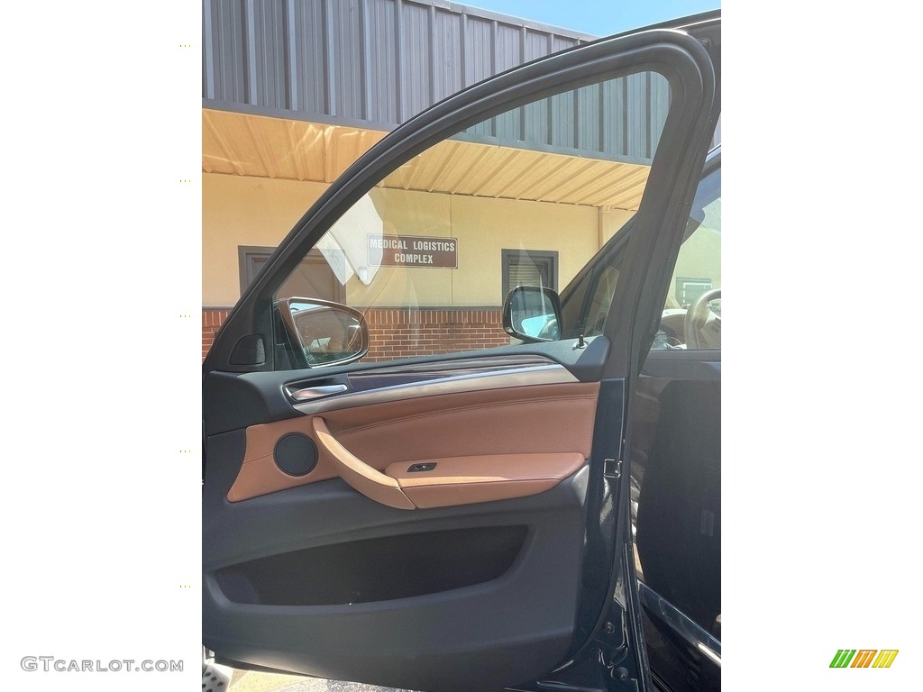 2013 X6 xDrive35i - Deep Sea Blue Metallic / Saddle Brown photo #7