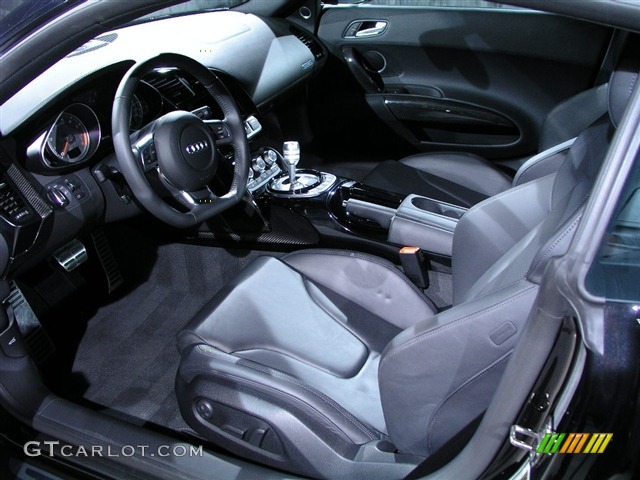 2008 R8 4.2 FSI quattro - Phantom Black Pearl Effect / Black photo #6
