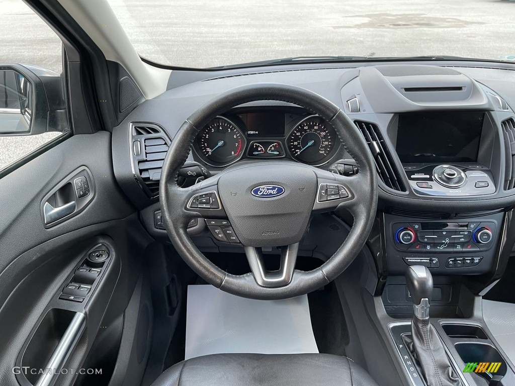 2018 Escape Titanium - Magnetic / Charcoal Black photo #9