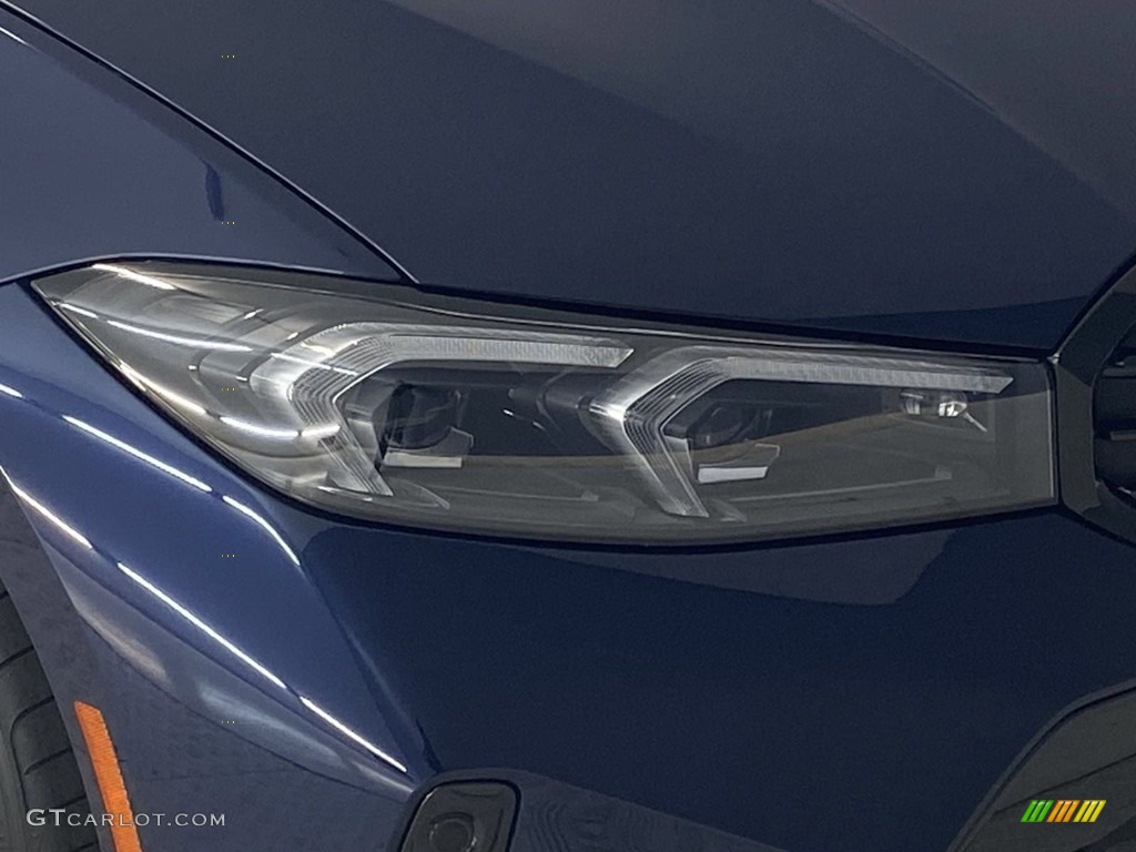 2023 3 Series 340i Sedan - Tanzanite Blue II Metallic / Cognac photo #4