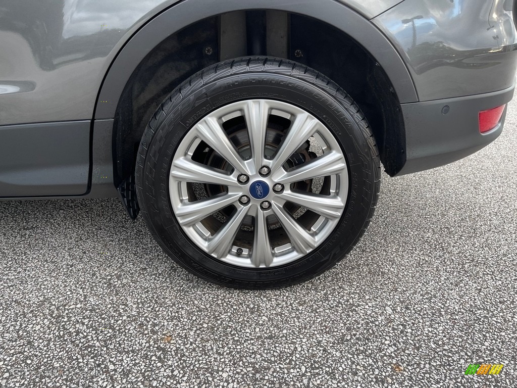 2018 Escape Titanium - Magnetic / Charcoal Black photo #16