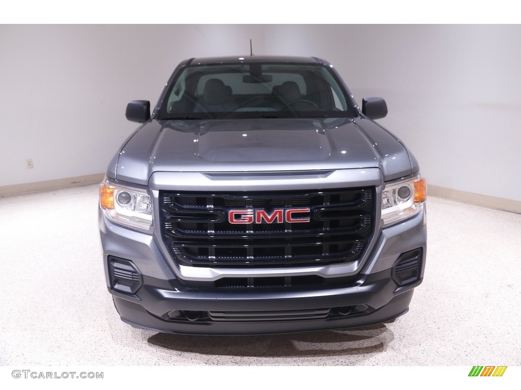 2021 Canyon Elevation Extended Cab 4WD - Satin Steel Metallic / Jet Black/Dark Ash photo #2