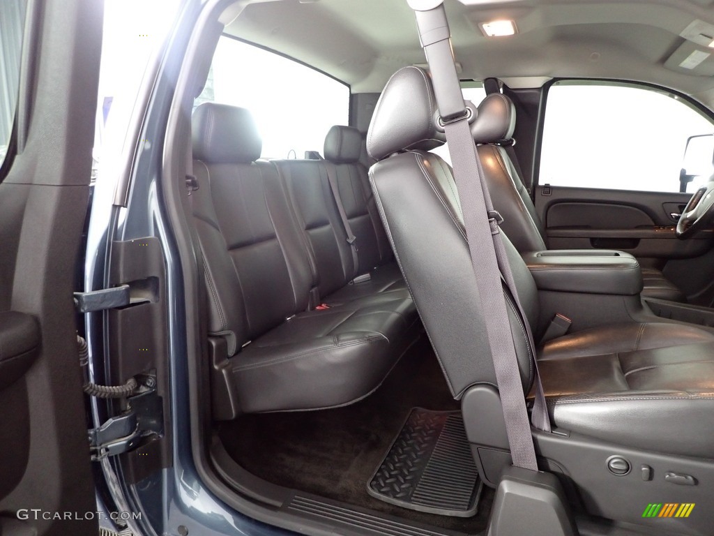 2013 GMC Sierra 2500HD SLT Extended Cab 4x4 Rear Seat Photo #144916234