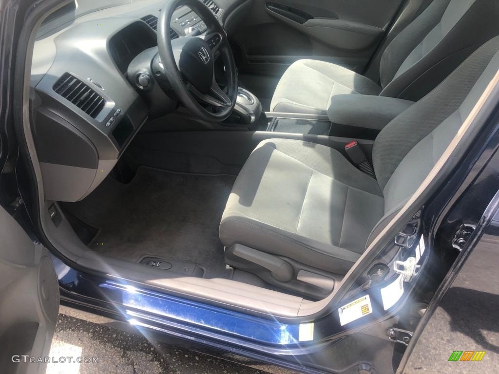 2009 Civic LX Sedan - Royal Blue Pearl / Gray photo #11