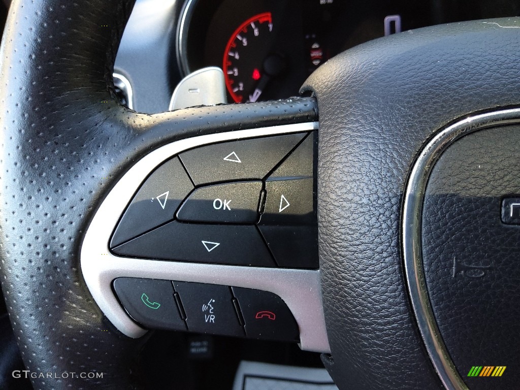 2015 Dodge Durango Citadel Black Steering Wheel Photo #144918838