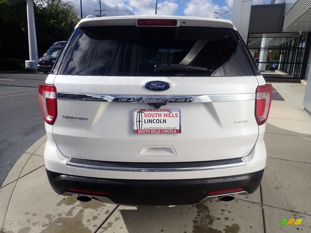 2019 Explorer Limited 4WD - White Platinum / Medium Black photo #4
