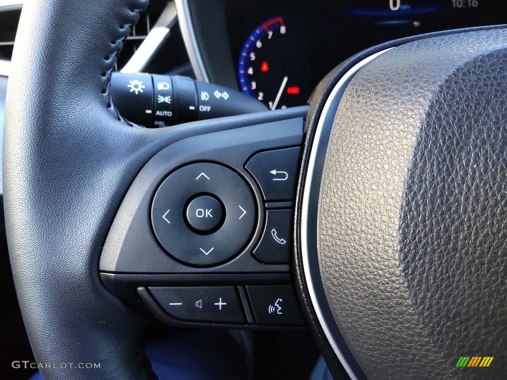 2022 Toyota Corolla Hatchback XSE Black Steering Wheel Photo #144920403