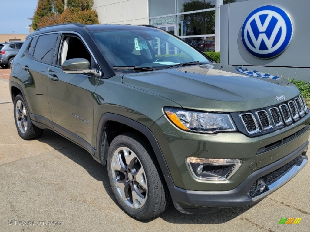 2021 Compass Limited 4x4 - Olive Green Pearl / Black photo #1