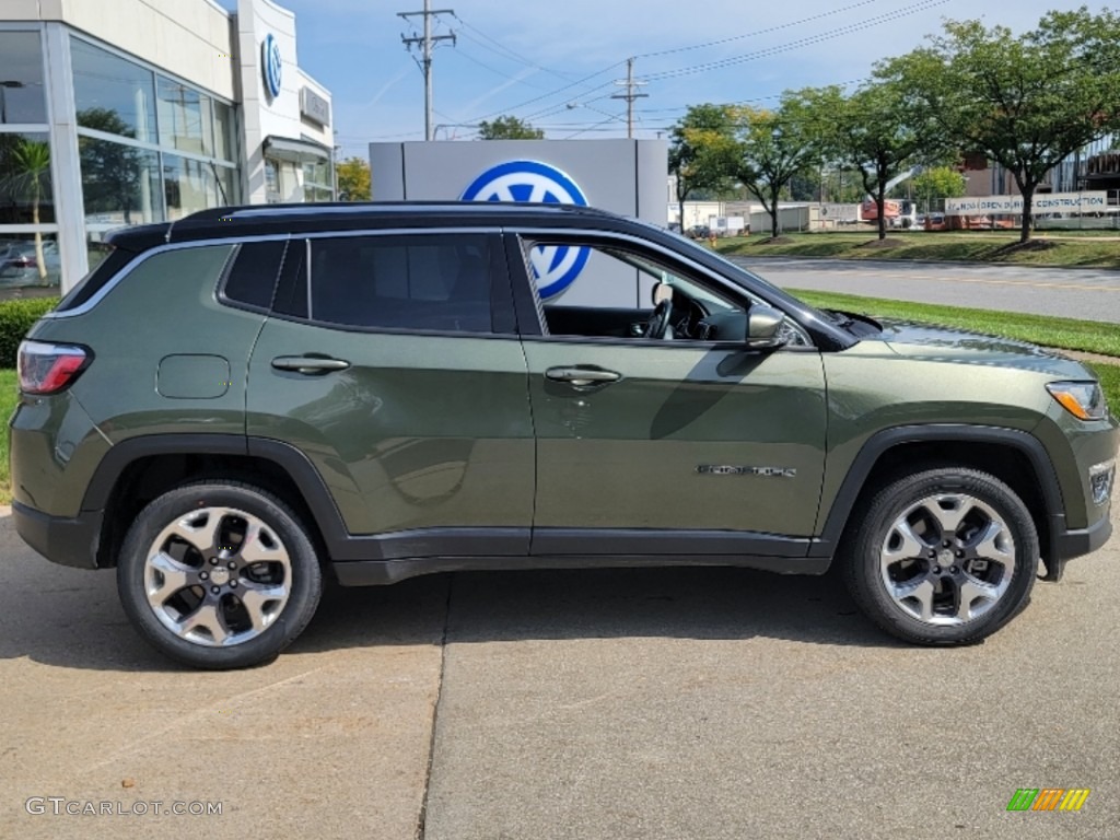 2021 Compass Limited 4x4 - Olive Green Pearl / Black photo #2